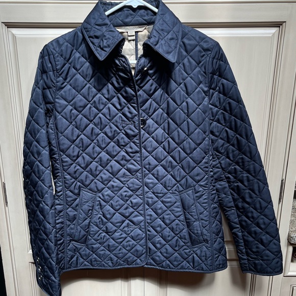 Women’s Burberry Brit Quilted Navy Jacket - Picture 6 of 6